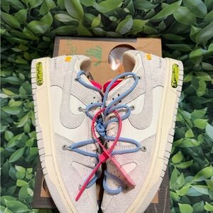 Nike Sneakers with Pink and Blue Accents